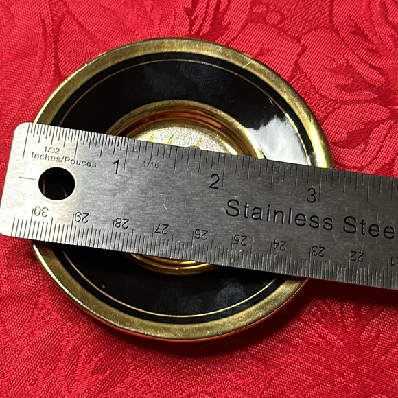 π₯Dynasty FINE CHINA Original Chokin Art Collection 24KT Gold Rim Mini Plate - Picture 7 of 7